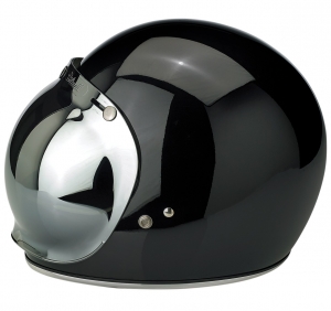 Visiera specchio cromata (argento) (visiera a bolla) per casco Custom Rider - Le Mans - Le Mans SV