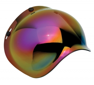 Visiera Specchio Iridium (Visiera a Bolla) Casco Custom Rider - Le Mans - Le Mans SV