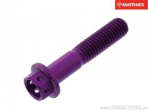Vite a cappuccio esagonale Pro Bolt M8 x 1,25 x 40 mm alluminio Racing viola - JM