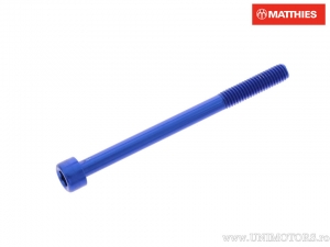 Vite a tappo rotondo Pro Bolt M6 x 1.00 x 75 mm alluminio blu - JM