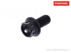 Vite a testa esagonale Pro Bolt M5 x 0.80 x 10 mm Titanio Racing Nero - JM