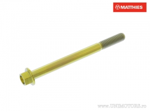 Vite a testa esagonale Pro Bolt M6 x 1.00 x 70 mm titanio dorato - JM