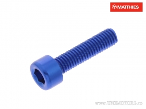 Vite a testa tonda Pro Bolt M5 x 0.80 x 20 mm alluminio blu - JM
