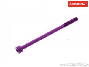 Vite a testa tonda Pro Bolt M6 x 1.00 x 95 mm alluminio viola - JM