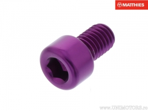 Vite a testa tonda Pro Bolt M8 x 1.25 x 12 mm alluminio viola - JM
