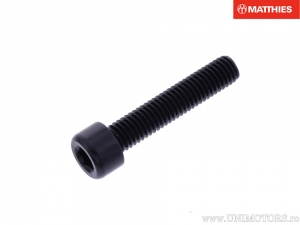 Vite a testa tonda Pro Bolt M8 x 1.25 x 40 mm alluminio nero - JM
