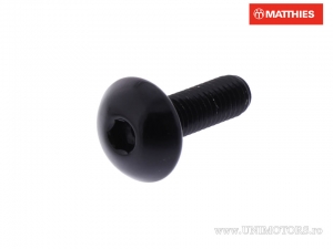 Vite tappo bomba Pro Bolt M5 x 0.80 x 16 mm alluminio nero - JM