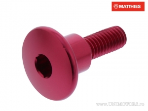 Vite tappo bullone Pro Bolt M6 x 1.00 x 22 mm alluminio rosso - JM