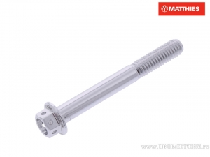 Vite tappo esagonale Pro Bolt M6 x 1.00 x 50 mm Alluminio Racing Argento - JM
