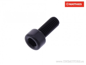 Vite tappo rotondo Pro Bolt M5 x 0.80 x 12 mm Alluminio Nero - JM