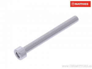 Vite tappo rotondo Pro Bolt M6 x 1.00 x 55 mm alluminio argento - JM