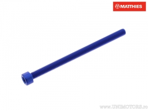 Vite tappo rotondo Pro Bolt M6 x 1.00 x 85 mm alluminio blu - JM