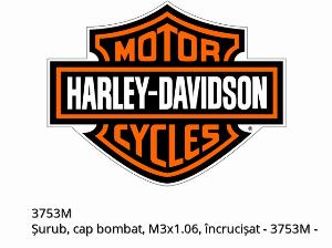 Vite testa bombata m3x1.06 croce - 3753M - Harley-Davidson