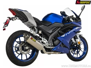 Volledig Racing Line Uitlaatsysteem - YAMAHA MT-125 ABS ('21-'24) / YZF-R 125 ABS ('21-'24) (E-Mark) - Akrapovič