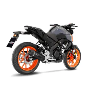 Volledig uitlaatsysteem LV One Evo Black Edition - YAMAHA MT-125 ABS ('21-'24) / XSR 125 ABS ('22-'24) - Leo Vince