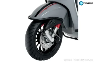 Voorbumper Sprint matzwart - 1B001282 - Piaggio
