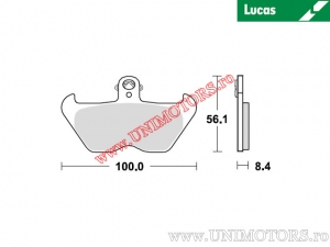 Voorremblokken - MCB680SV gesinterd SV - Lucas TRW