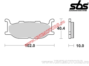 Voorremblokken - SBS 170MS (metal / gesinterd) - (SBS)