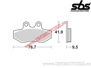 Voorremblokken - SBS 190HF (keramisch) - (SBS)