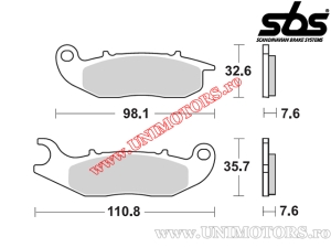 Voorremblokken - SBS 859HF (keramisch) - (SBS)