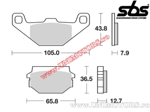 Vordere Bremsbeläge - SBS 150HF (Keramik) - (SBS)