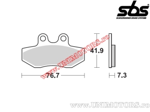 Vordere Bremsbeläge - SBS 186HF (Keramik) - (SBS)
