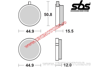 Vordere Bremsbeläge - SBS 500HF (Keramik) - (SBS)