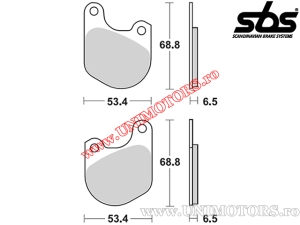 Vordere Bremsbeläge - SBS 537HF (Keramik) - (SBS)