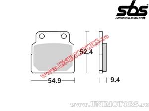 Vordere Bremsbeläge - SBS 598HF (Keramik) - (SBS)