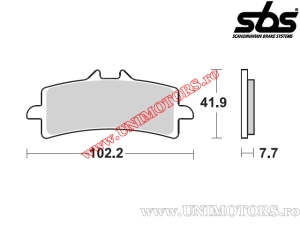 Vordere Bremsbeläge - SBS 841DS (doppelt gesintert) - (SBS)