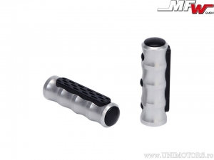 Vorderer Aluminium-Fußrastensatz - Supergrip MFW