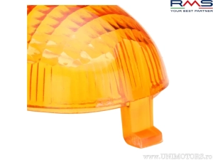 Vorderes rechtes orangefarbenes Blinkerglas - Gilera Typhoon / Storm / Piaggio NTT / NRG / Zip Fast Rider / Zip SP - (RMS)