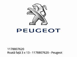 Vorderrad 3 x 13 - 1178807620 - Peugeot