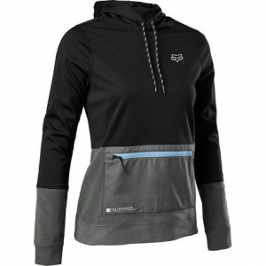 W RANGER WINDBLOC KAPUZENPULLOVER [BLK]: Größe - L