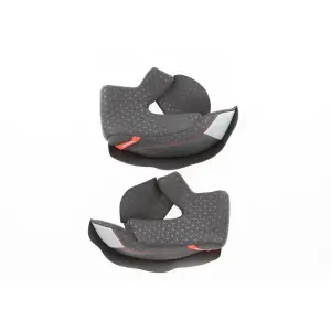 Wangenpads voor Typhoon-helm - Grijs, Rood, Wit - Volwassene - M - 01343836
