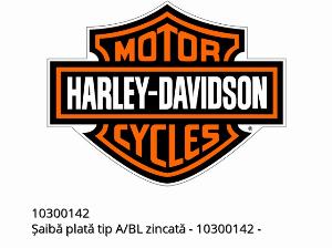 WASHER,PLAIN,TYPE-A/BL-ZINC - 10300142 - Harley-Davidson