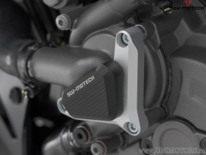 Water Pump Protector - material: aluminum - color: black/silver - Ducati models - SW-Motech