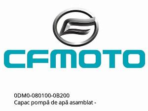 Waterpompdeksel compleet - 0DM0-080100-0B200 - CFMOTO