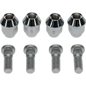 Wheel Bolt/Nut Kit - Silver - SUZUKI LT-A 500 AXI Kingquad / LT-A 500 AXI Kingquad EPS - Moose