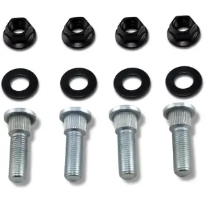 Wheel Nut/Bolt Kit - Silver/Black - YAMAHA YFM 350 Raptor / YFM 660 Raptor / YFZ 450 SE - Moose