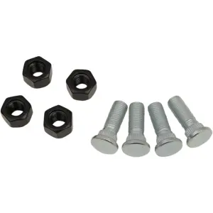 Wheel Nut/Bolt Kit - Silver/Black - YAMAHA YFM 600 FWA Grizzly ('98) - Moose