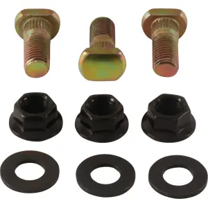 Wheel Nuts/Bolts Kit - Silver - SUZUKI LT 80 Quadsport / LT-Z 90 2X4 Quadsport - Moose