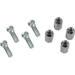 Wheel Stud/Nut Kit - silver - Polaris Ranger 900 Crew EPS / Ranger 1000 EPS HD MD / RZR 1000 S4 - Moose