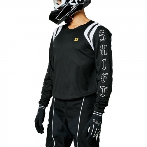 WHITE LABEL FLARE JERSEY [BLK]: Size - M