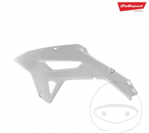 White Polisport Radiator Shrouds - Honda CRF 450 RX ('21) - JM