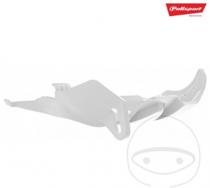 White Standard Plastic Motor Skid Plate - Polisport - KTM SX 250 ('06-'16) - JM