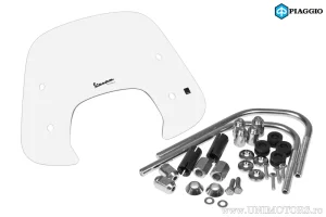 Windschutzscheibe Sprint niedrig komplett - 1B001027 - Piaggio
