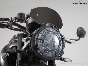 Windscreen - material: aluminum - color: black - Triumph Speed Twin 1200 ('18-) - SW-Motech