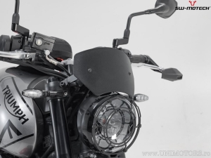 Windscreen - material: aluminum - color: black - Triumph Trident 660 ('21-) - SW-Motech