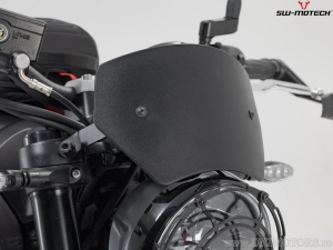 Windscreen - material: aluminum - color: black - Triumph Trident 660 ('21-) - SW-Motech